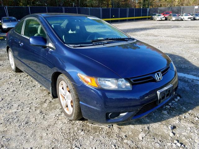 2HGFG12828H512785 - 2008 HONDA CIVIC EX BLUE photo 1