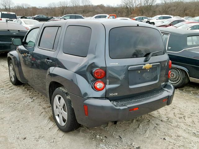 3GNBAADB6AS511494 - 2010 CHEVROLET HHR LS Gris foto 3