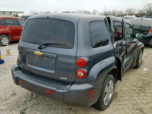 3GNBAADB6AS511494 - 2010 CHEVROLET HHR LS Gris foto 4