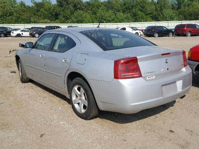 2B3KA33G88H188470 - 2008 DODGE CHARGER SX SILVER photo 3