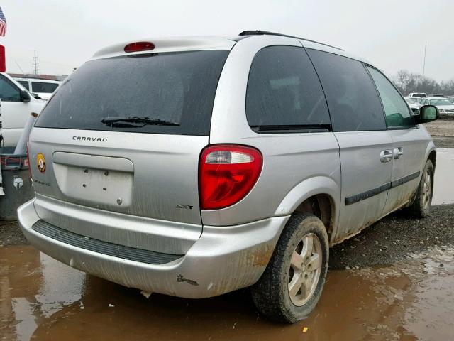 1D4GP45R36B590137 - 2006 DODGE CARAVAN SX SILVER photo 4