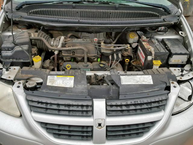 1D4GP45R36B590137 - 2006 DODGE CARAVAN SX SILVER photo 7