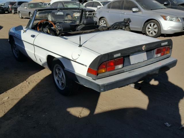 ZARBA5415F1023157 - 1985 ALFA ROMEO VELOCE 200 WHITE photo 3