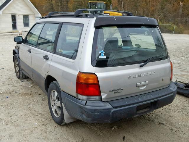 JF1SF6350XH742319 - 1999 SUBARU FORESTER L SILVER photo 3