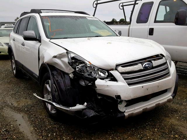 4S4BRDPC0E2304359 - 2014 SUBARU OUTBACK 3. WHITE photo 1