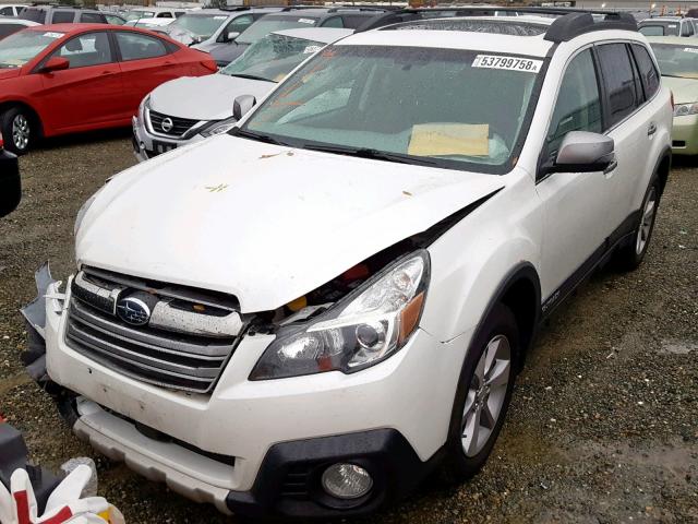 4S4BRDPC0E2304359 - 2014 SUBARU OUTBACK 3. WHITE photo 2