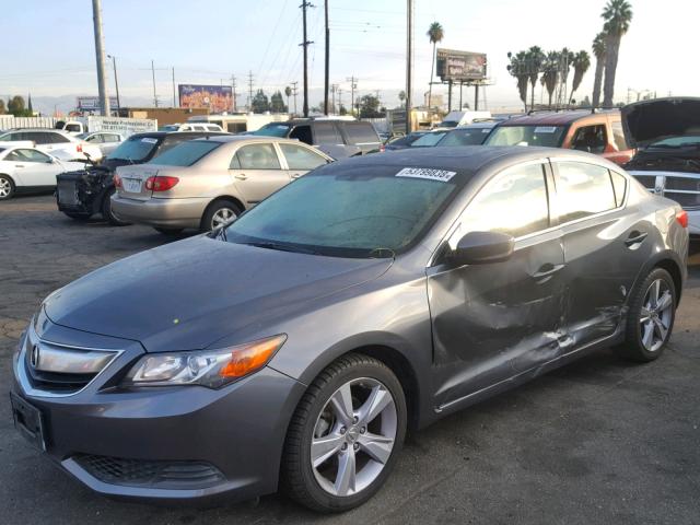 19VDE1F38EE015153 - 2014 ACURA ILX 20 GRAY photo 2