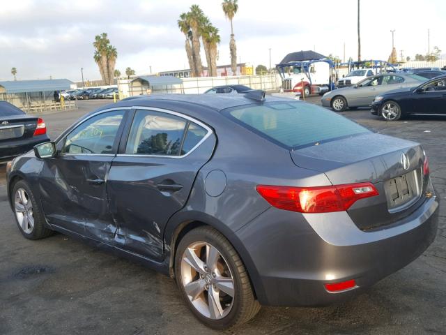 19VDE1F38EE015153 - 2014 ACURA ILX 20 GRAY photo 3