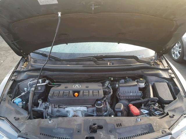 19VDE1F38EE015153 - 2014 ACURA ILX 20 GRAY photo 7