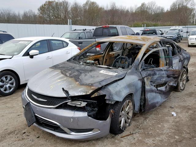 1C3CCCAB1FN638750 - 2015 CHRYSLER 200 LIMITE BURN photo 2