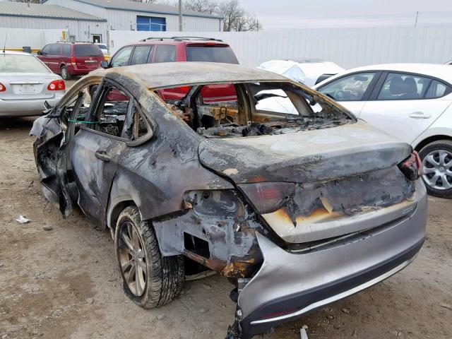 1C3CCCAB1FN638750 - 2015 CHRYSLER 200 LIMITE BURN photo 3