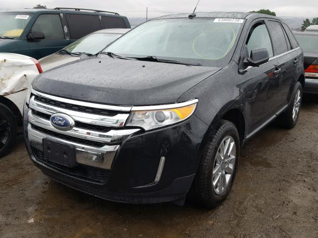 2FMDK3KC7DBC30638 - 2013 FORD EDGE LIMIT BLACK photo 2