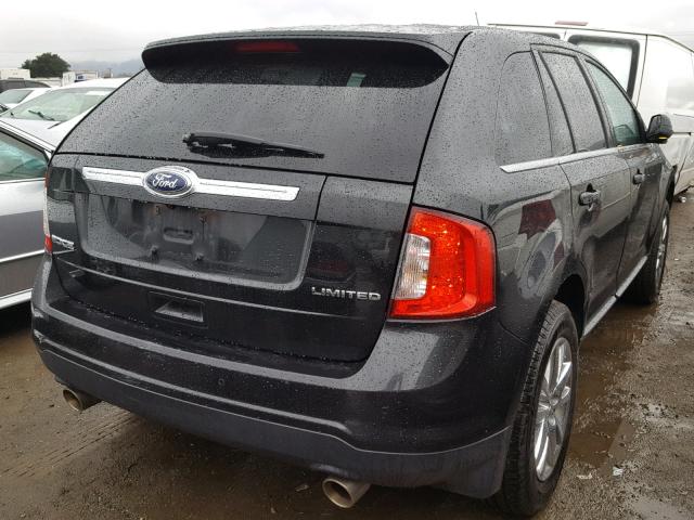 2FMDK3KC7DBC30638 - 2013 FORD EDGE LIMIT BLACK photo 4