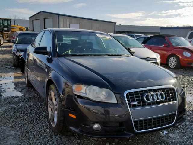 WAUAF78E98A006362 - 2008 AUDI A4 2.0T BLACK photo 1