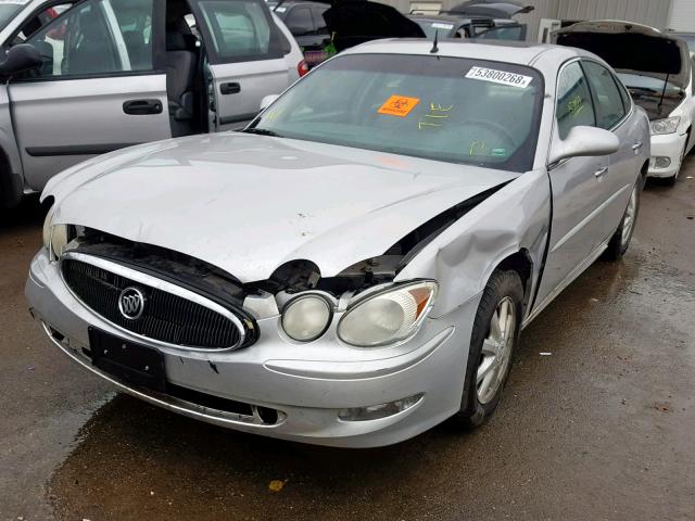 2G4WD532551225305 - 2005 BUICK LACROSSE C SILVER photo 2