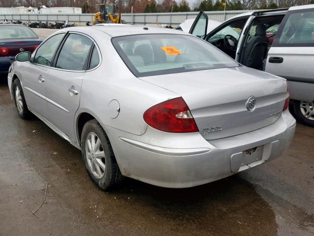 2G4WD532551225305 - 2005 BUICK LACROSSE C SILVER photo 3