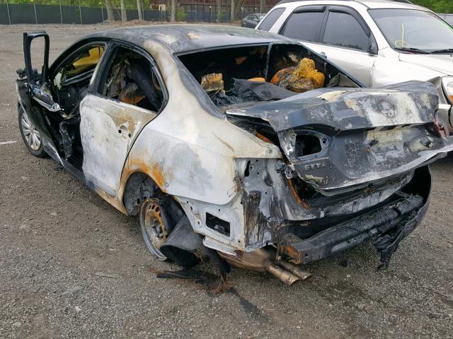 3VW2K7AJ8EM329792 - 2014 VOLKSWAGEN JETTA BASE 蓝色 照片 3