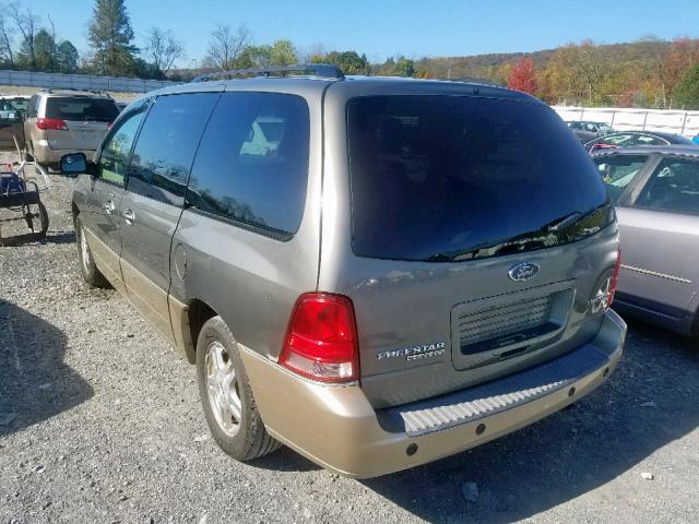 2FMDA58295BA06169 - 2005 FORD FREESTAR L GRAY photo 3