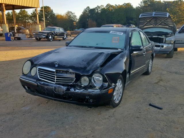 WDBJF65J31B292450 - 2001 MERCEDES-BENZ E 320 BLACK photo 2