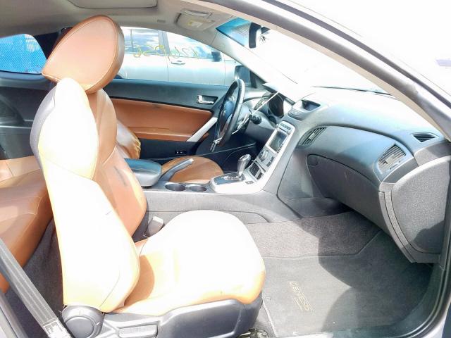 KMHHU6KH5AU040383 - 2010 HYUNDAI GENESIS CO GRAY photo 5