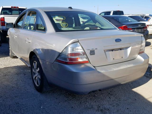 1FAHP24W78G163102 - 2008 FORD TAURUS SEL SILVER photo 3