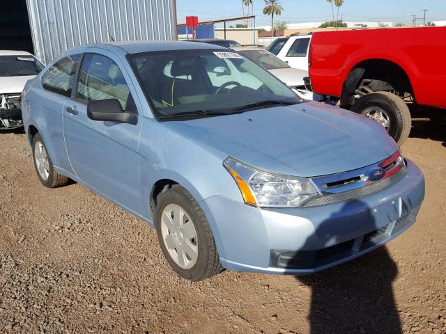 1FAHP32N38W281010 - 2008 FORD FOCUS S/SE BLUE photo 1