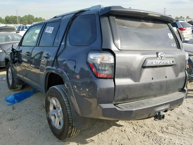 JTEZU5JRXG5127787 - 2016 TOYOTA 4RUNNER SR GRAY photo 3