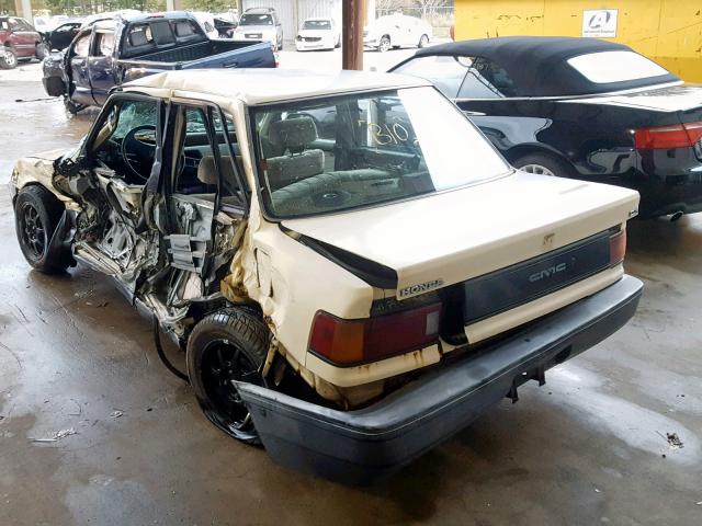 1HGED3640JA034006 - 1988 HONDA CIVIC DX GOLD photo 3