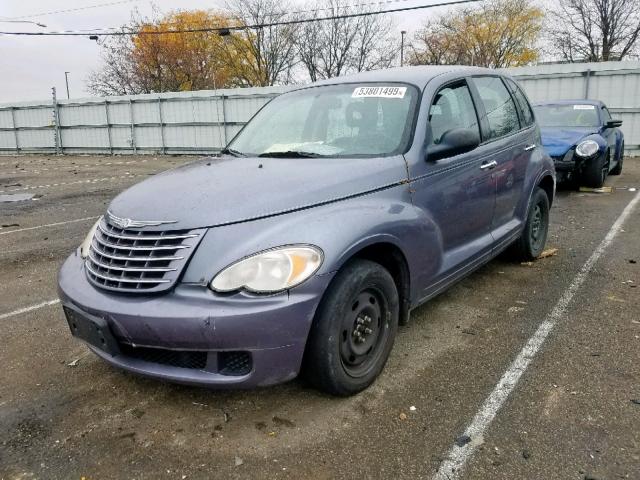 3A4FY48BX7T585225 - 2007 CHRYSLER PT CRUISER PURPLE photo 2