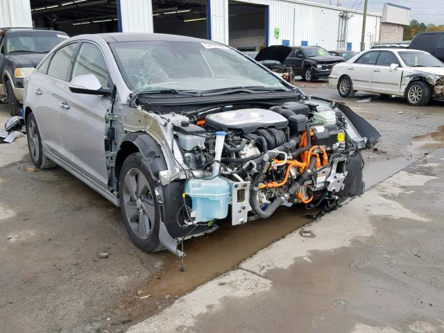 KMHE34L18HA054821 - 2017 HYUNDAI SONATA HYB SILVER photo 1