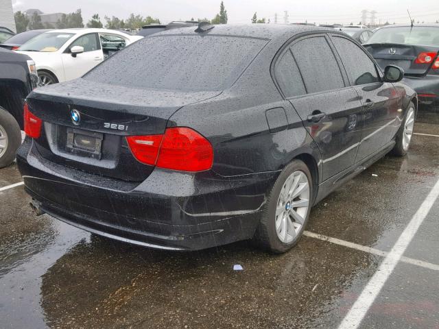 WBAPH5C58BA448301 - 2011 BMW 328 I SULE BLACK photo 4