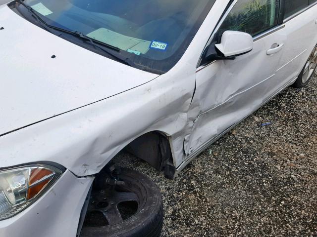 1G1ZH57B99F173197 - 2009 CHEVROLET MALIBU 1LT თეთრი ფოტო 9
