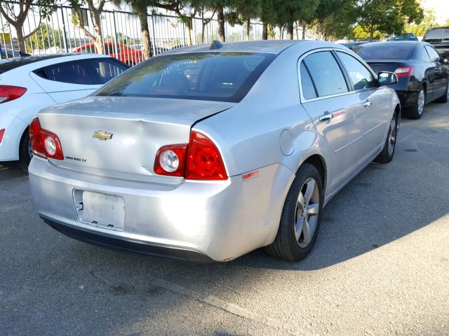 1G1ZC5EU6CF267757 - 2012 CHEVROLET MALIBU 1LT SILVER photo 4
