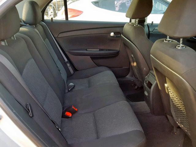 1G1ZC5EU6CF267757 - 2012 CHEVROLET MALIBU 1LT SILVER photo 6