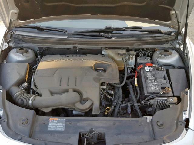 1G1ZC5EU6CF267757 - 2012 CHEVROLET MALIBU 1LT SILVER photo 7