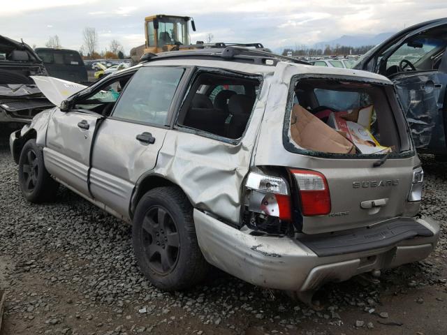 JF1SF65601H761353 - 2001 SUBARU FORESTER S SILVER photo 3
