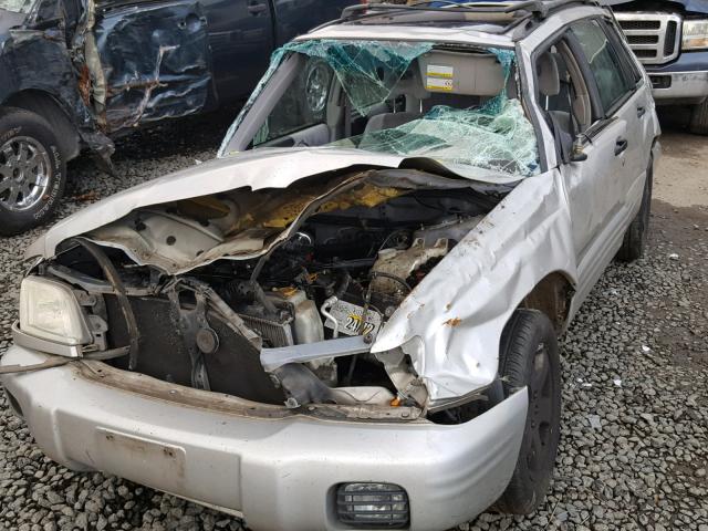 JF1SF65601H761353 - 2001 SUBARU FORESTER S SILVER photo 9