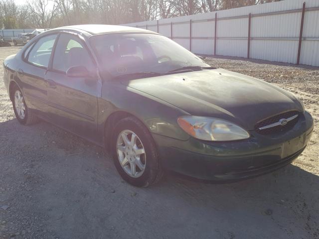 1FAFP5524YA145678 - 2000 FORD TAURUS SES GREEN photo 1