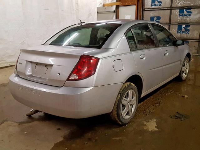 1G8AZ55F97Z147793 - 2007 SATURN ION LEVEL SILVER photo 4