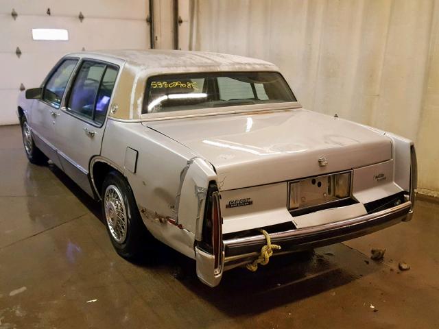 1G6CS5157K4293764 - 1989 CADILLAC FLEETWOOD SILVER photo 3