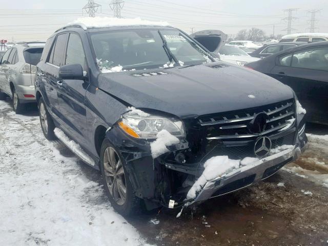 4JGDA5JB5FA441875 - 2015 MERCEDES-BENZ ML 350 GRAY photo 1