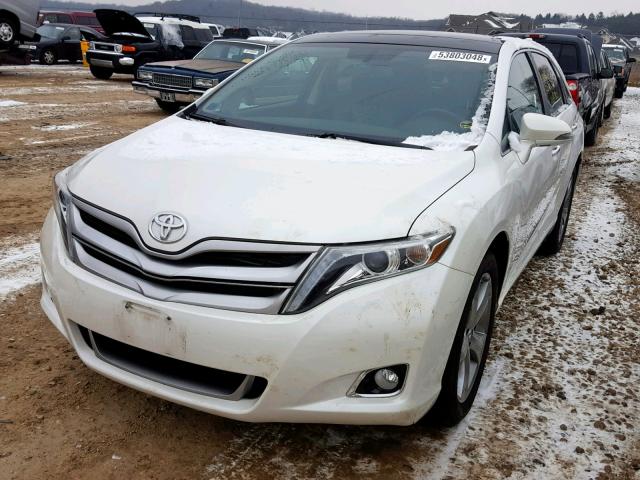 4T3BK3BB1DU087461 - 2013 TOYOTA VENZA LE WHITE photo 2