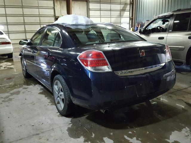 1G8ZS57N88F267762 - 2008 SATURN AURA XE BLUE photo 3