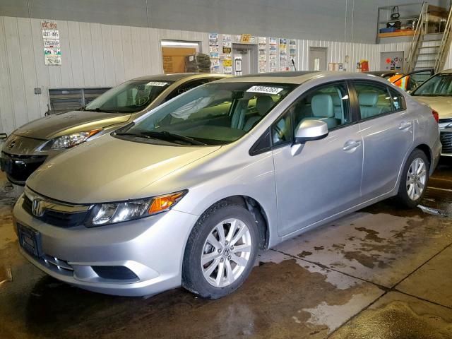 19XFB2F94CE028983 - 2012 HONDA CIVIC EXL 银色 照片 2