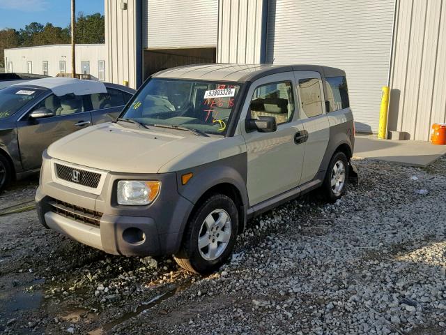 5J6YH18655L008248 - 2005 HONDA ELEMENT EX BEIGE photo 2