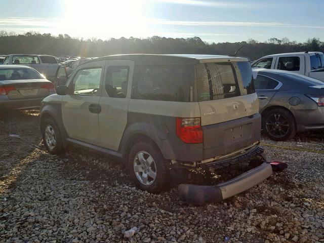 5J6YH18655L008248 - 2005 HONDA ELEMENT EX BEIGE photo 3