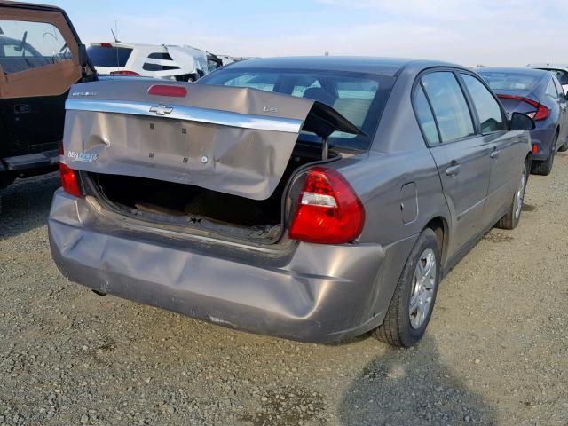 1G1ZS58F27F232154 - 2007 CHEVROLET MALIBU LS ყავისფერი ფოტო 4