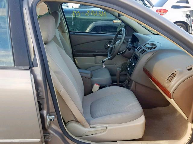 1G1ZS58F27F232154 - 2007 CHEVROLET MALIBU LS ყავისფერი ფოტო 5