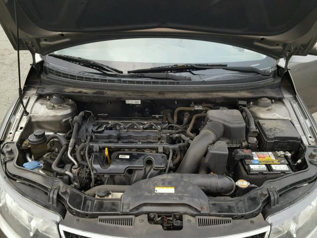 KNAFU4A28A5298207 - 2010 KIA FORTE EX GRAY photo 7