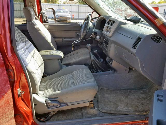 1N6ED27Y11C318949 - 2001 NISSAN FRONTIER C RED photo 5